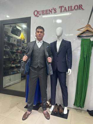 Clothes made at Queen's Tailor, photo by a customer (Atareta Wilson)