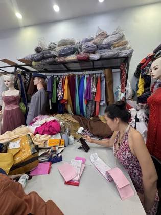Clothes made at Queens collection, photo by a customer (Natalia Seth)