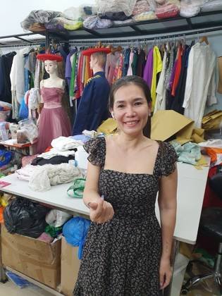 Clothes made at Queens collection, photo by a customer (Tetiana Grytsaieva)