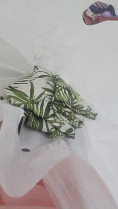 Clothes made at Queens collection, photo by a customer (Joey)