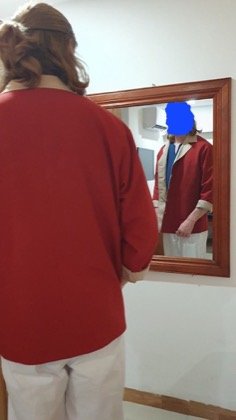 Clothes made at Rainbow Tailor, photo by a customer (Luca Noel)