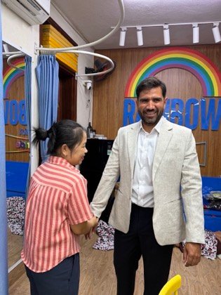 Clothes made at Rainbow Tailor, photo by a customer (carolina santamaria)
