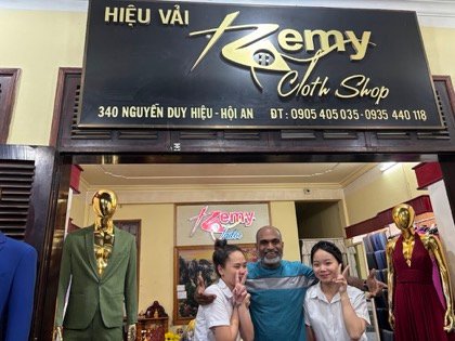 Clothes made at Remy Tailor Hoi An, photo by a customer (S Algama)