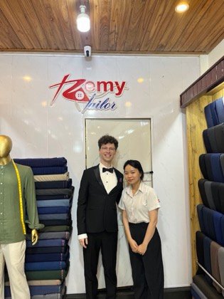 Clothes made at Remy Tailor Hoi An, photo by a customer (wika wolert)