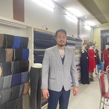 Clothes made at Rosa Tailor, photo by a customer (Johnathan D)
