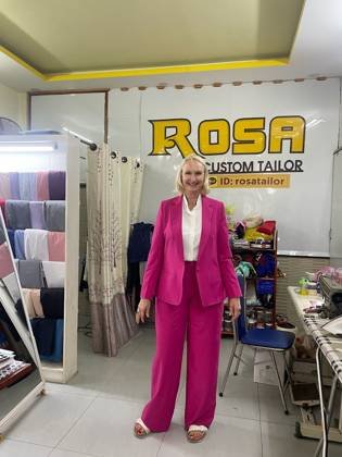 Clothes made at Rosa Tailor, photo by a customer (Kelly Quinn)