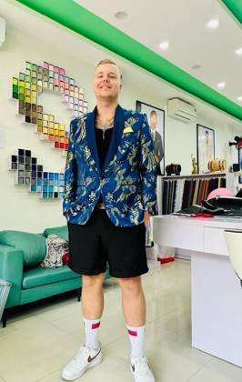 Clothes made at Sartoro, photo by a customer (Svyat Zabota)