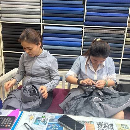 Clothes made at Sen Tailor Hoi An, photo by a customer (Larissa)