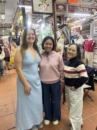 Clothes made at Sewing Bee, photo by a customer (Jennifer Evans)