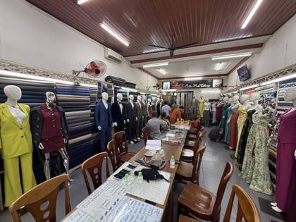 Clothes made at Shine Tailor, photo by a customer (David G)