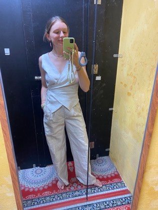 Clothes made at Sisters Tailor, photo by a customer (sophie weiss)
