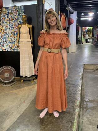 Clothes made at Sisters Tailor, photo by a customer (Angela G)