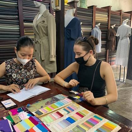 Clothes made at Son Ca Tailors, photo by a customer (Kim A)