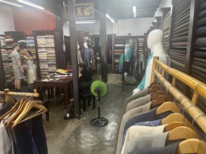 Clothes made at Son Ca Tailors, photo by a customer (Radek Cizner)