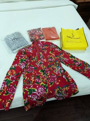 Clothes made at SuBin Tailor Hoi An, photo by a customer (Max C)
