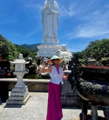 Clothes made at Sunny Tailor ( shop vải Hoa Nắng ), photo by a customer (Nathlagirafe)
