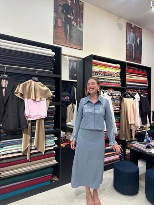 Clothes made at Surprise Tailor Hoi An, photo by a customer (Nancy .S)