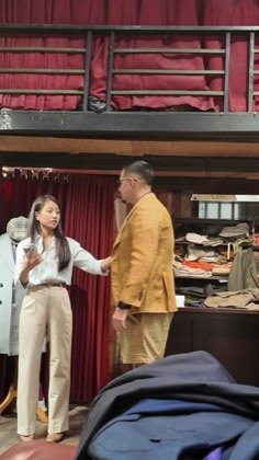Clothes made at Tailor Bros, photo by a customer (David G)