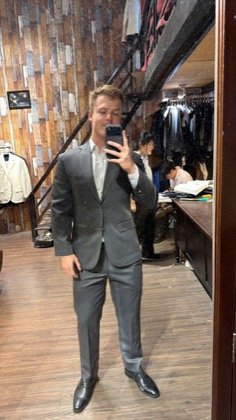 Clothes made at Tailor Bros, photo by a customer (Cody Clark)