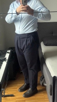 Clothes made at Tailor Bros, photo by a customer (Jens D)