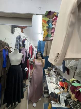 Clothes made at Thanh Fashion, photo by a customer (Alyssa K)