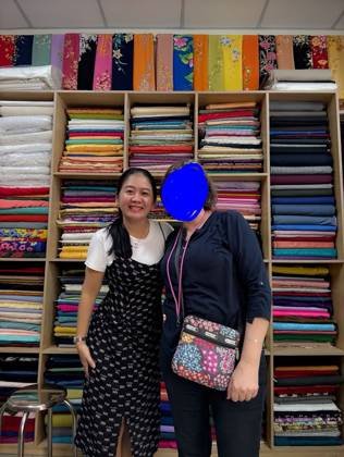 Clothes made at Thao Silk Tailor, photo by a customer (alex rose)