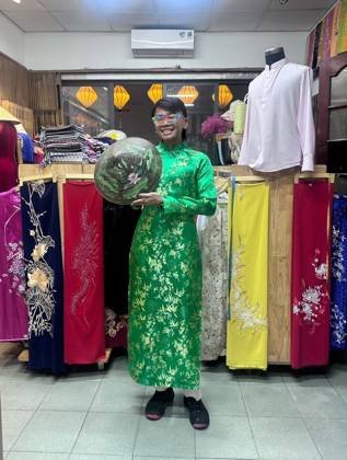 Clothes made at Thao Silk Tailor, photo by a customer (Tai Tran)