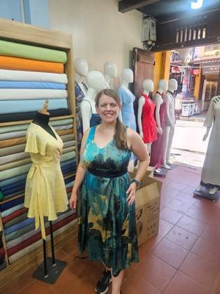 Clothes made at The 78 Tailor, photo by a customer (Kayla Joyce)