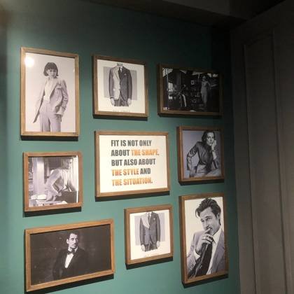 Clothes made at The Sages Modern Bespoke Suit Tailoring, photo by a customer (Peirce)