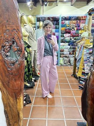 Clothes made at The Vouge Tailor Hoi An, photo by a customer (Sarah Reynolds)