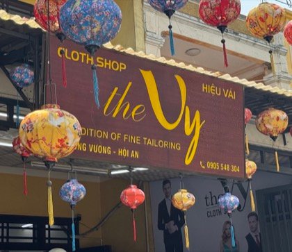 Clothes made at The Vy, photo by a customer (Paul Ramsay)