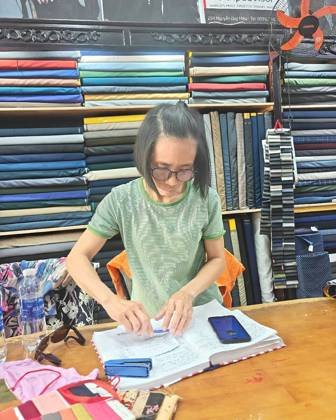Clothes made at Tony The Tailor, photo by a customer (Kerryblue)