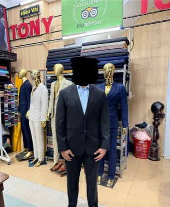 Clothes made at Tony The Tailor, photo by a customer (Katelyn Pham)