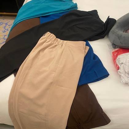 Clothes made at Tricia & Verona tailor, photo by a customer (joan o)