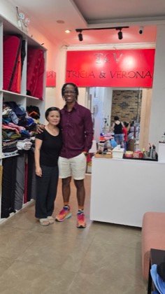 Clothes made at Tricia & Verona tailor, photo by a customer (Phil Tony D)