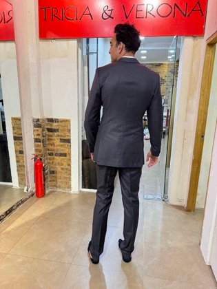 Clothes made at Tricia & Verona tailor, photo by a customer (Ray Oshtory)