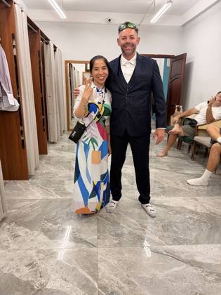 Clothes made at Tuong Tailor, photo by a customer (Lee Dial)