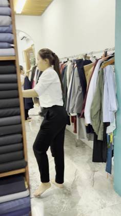 Clothes made at Tuong Tailor, photo by a customer (Ari)