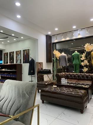Clothes made at Tuxedo Bespoke Tailoring, photo by a customer (Jade)