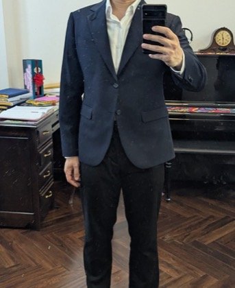 Clothes made at Tuyển Tailor, photo by a customer (Kevin Qian)