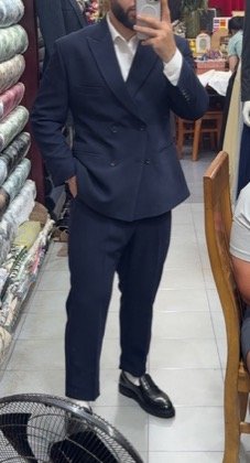 Clothes made at Two Ladies Tailor, photo by a customer (Arman)