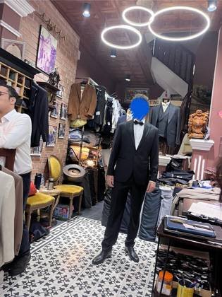 Clothes made at Văn Hùng Tailor, photo by a customer (Rob Farquhar)