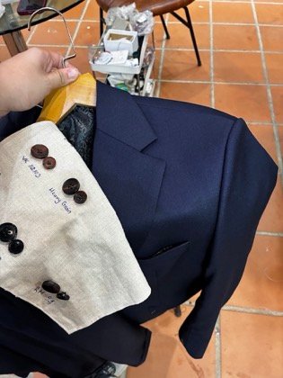 Clothes made at Vanda Tailors, photo by a customer (Mishael Nacu)