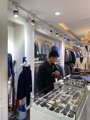Clothes made at Veston Ken, photo by a customer (Jayden Imjosa)