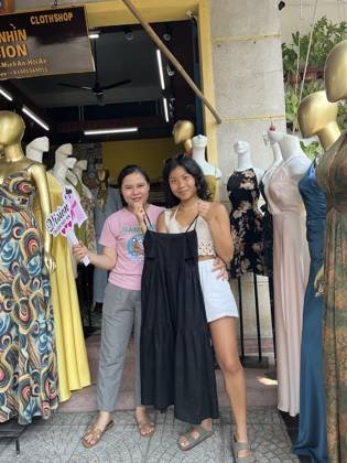 Clothes made at Vision Tailor Hoi An, photo by a customer (Brianna Chen)