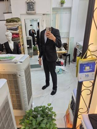 Clothes made at Vũ Thành Tailor, photo by a customer (Andrew Ginting)