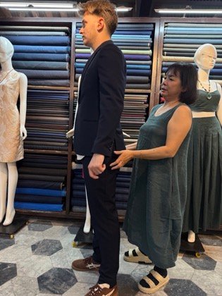 Clothes made at Win Tailor Hoi An, photo by a customer (Lilian Nguyen)