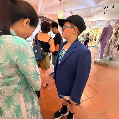 Clothes made at Yaly Couture, photo by a customer (Jon S)