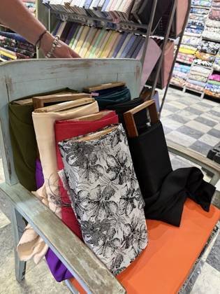 Clothes made at Yaly Couture Signature, photo by a customer (Lys Smith)