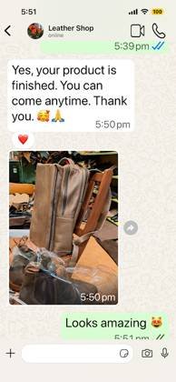 Clothes made at Yes Leather Tailor Hoi An, photo by a customer (Samantha Stebbings)